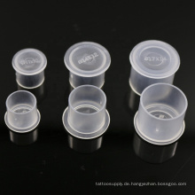 1000pc/Flasche S/M/L/XL Plastikaboffenbares Tattoo Top Hut Tintenbecher Clear Hold Container Case